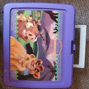Disney The Lion King Purple Lunch Box with Characters